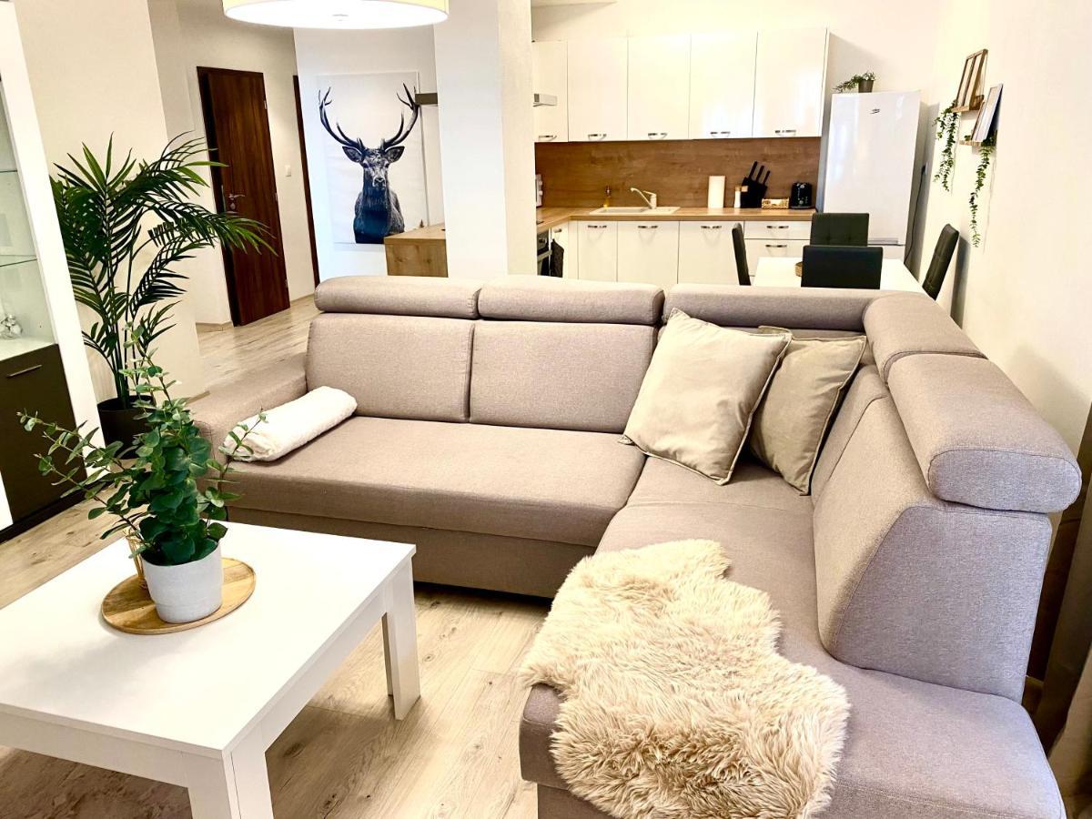 The Elite Suite Downtown A/C & Garage Parking Bratislava Exteriör bild